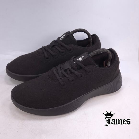 Allbirds Wool Runner 2 Athletic Lace Up Running Shoe Womens Size 10 Black - Picture 1 of 10